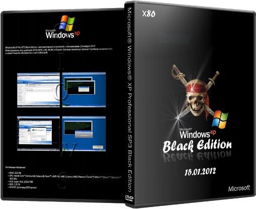 Windows XP Professional SP3 Black Edition (х86/ENG/RUS) (15.01.2012) 