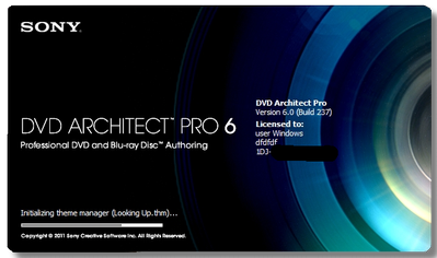 Sony DVD Architect Pro 6.0 