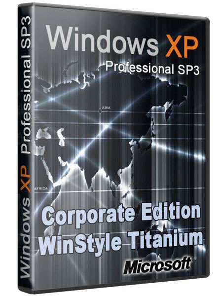 Windows XP Pro SP3 CE WinStyle Titanium 