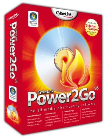 CyberLink Power2Go Deluxe v6.1.0 Build 3401 RUS 